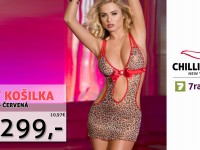 Sexy košilka Leopard od Chilli Code - New York se slevou 41%